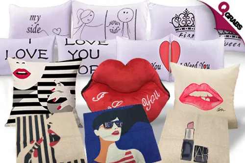 From QR29 Get Some Posh Comfort with Stylish Pillows & Pillow Covers! (Up to QR100 Value)